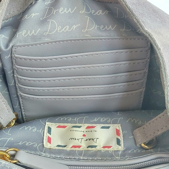 Dear Drew Mini Me Lavender Suede Backpack - Picture 9 of 11